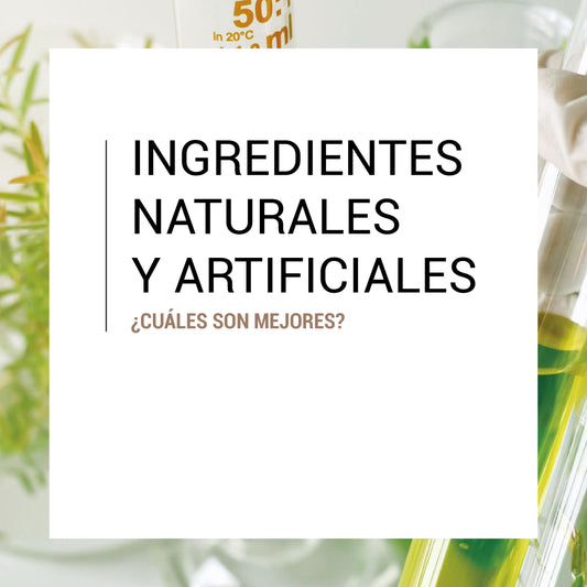INGREDIENTES NATURALES Y ARTIFICIALES EN COSMETICOS