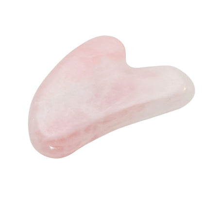 Piedra oriental para el cuidado facial 100% piedra cuarzo rosa