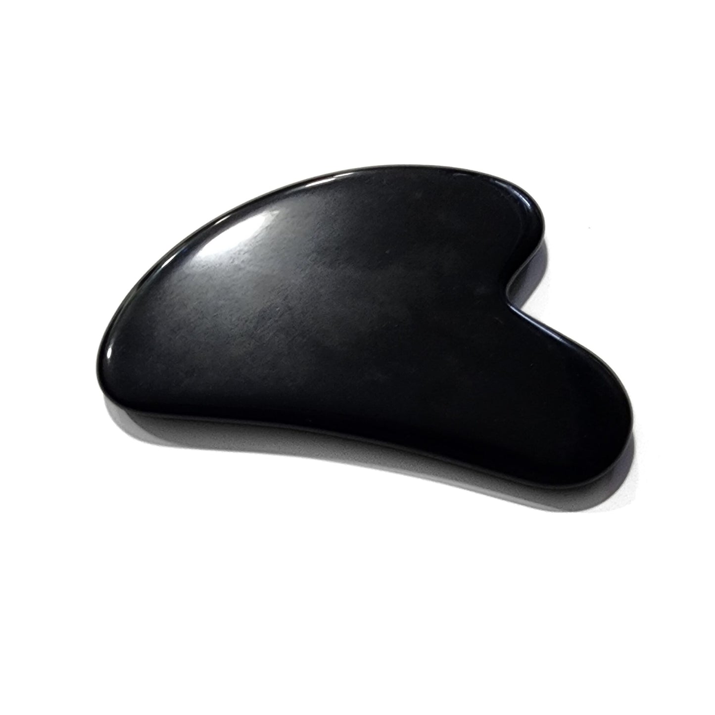 Piedra Facial Gua Sha Obsidiana Negra 