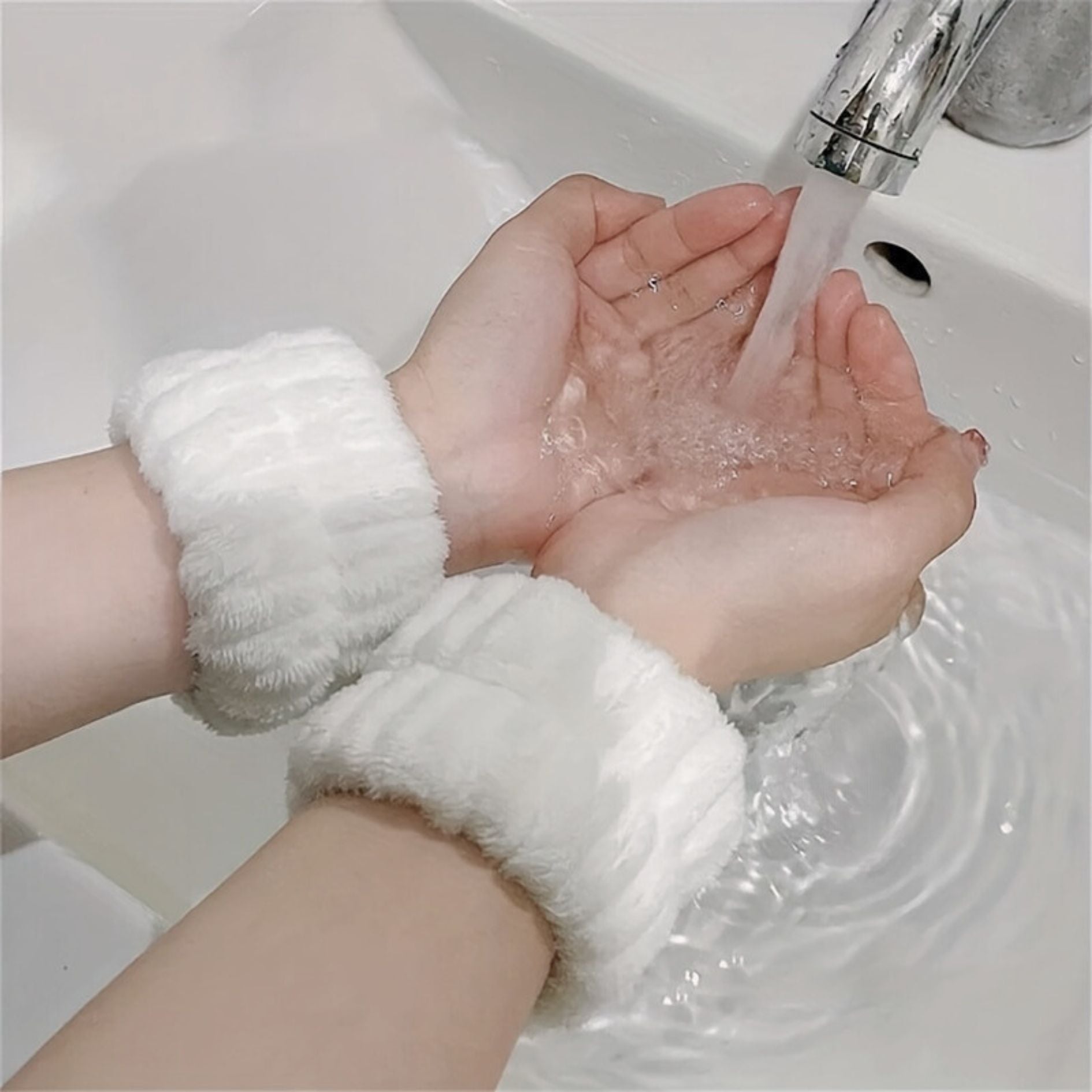 Muñequera agua limpieza